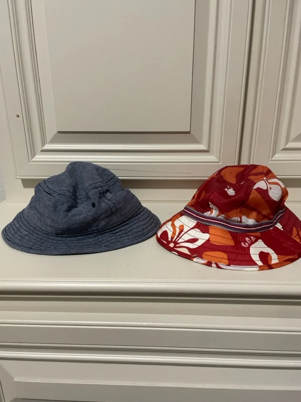 GAP Kids  Red & Blue Floral Bucket Hats